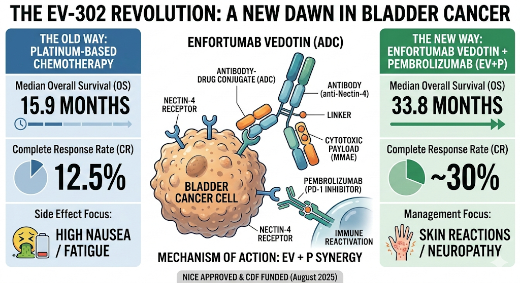 The New Dawn in Bladder Cancer: EV-302 and the End of the “Chemo-Only” Era